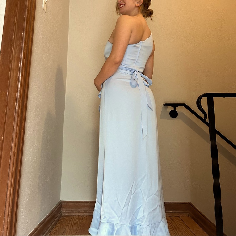 Powder Blue Bridesmaids Dress